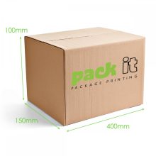 Kartondoboz 3 rétegű, 400x150x100mm