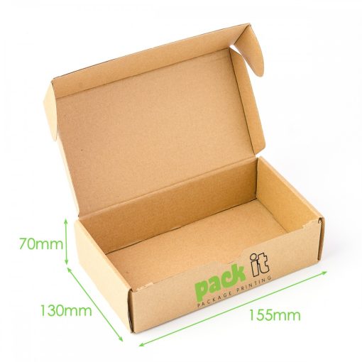 Postai kartondoboz fedéllel 155X130X70mm