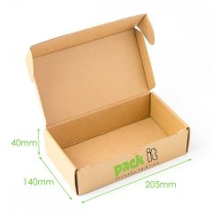Postai kartondoboz fedéllel 205X140X40mm