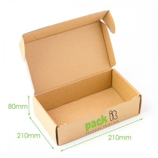 Postai kartondoboz fedéllel 210X210X80mm