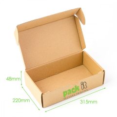 Postai kartondoboz fedéllel 315x220x48mm
