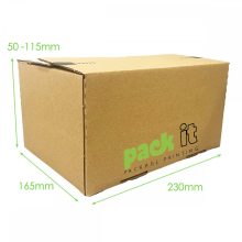Webshop csomagküldő doboz A5+ 230x165x50-115mm